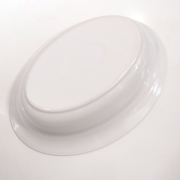 Corningware Casual Elegance Oval Casserole Dish w/ Pyrex Lid White Bakeware - Picture 5 of 7